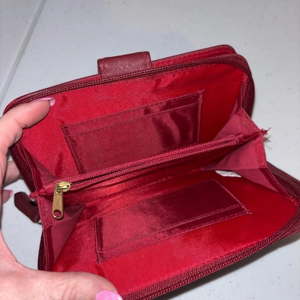 Chic Burgundy Women's Wallet
